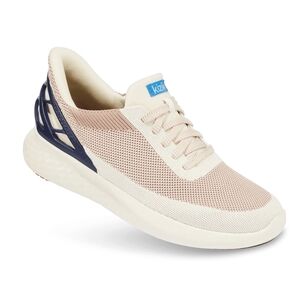 KIZIK Women's Athens Warm Taupe Limited Edition Slip On Hands Free Sneakers Wide